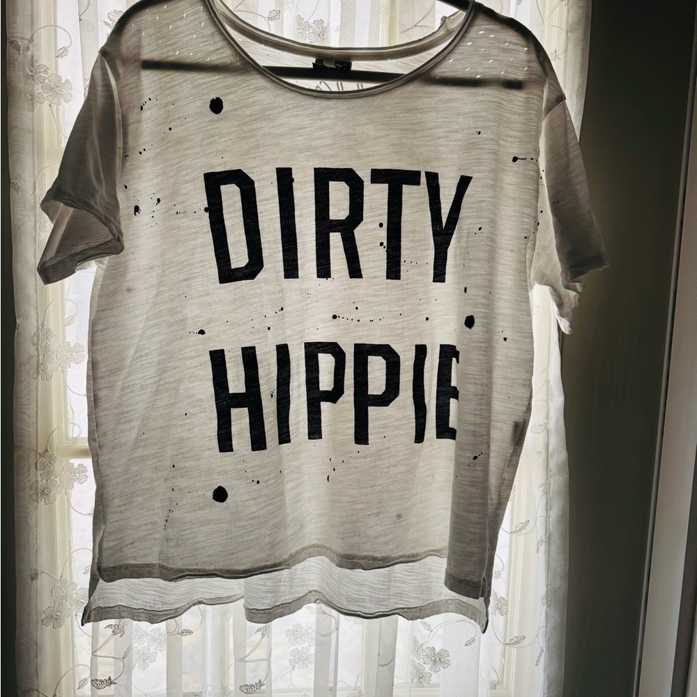 💕 Jaded Gypsy 'Dirty Hippie' Tee in Parchment